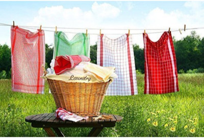 AADYA AADYA 30 meter PVC Coated Steel Anti-Rust Wire Rope Washing Line Clothesline with 2 Plastic Hooks (Multi Color) Plastic Clothesline(30 m)
AADYA AADYA 30 meter PVC Coated Steel Anti-Rust Wire Rope Washing Line Clothesline with 2 Plastic Hooks (Multi Color) Plastic Clothesline(30 m)