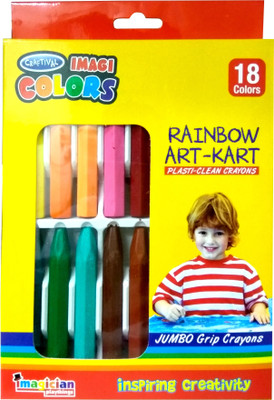 Craftival Imagi Color -Rainbow Art-Kart - 18 Colors Plasti Crayons(Set of 1, Multicolor)
Craftival Imagi Color -Rainbow Art-Kart - 18 Colors Plasti Crayons(Set of 1, Multicolor)