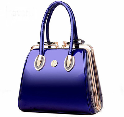 Tanned Hand-held Bag(Blue)