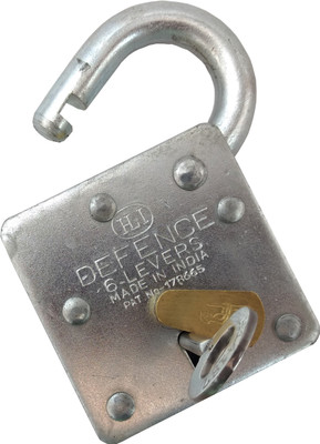 HLI 6 lever DEFENCE GALVANIZED IRON (stainless steel keys +stainless steel body)(65 m.m. size) Padlock(NA)
HLI 6 lever DEFENCE GALVANIZED IRON (stainless steel keys +stainless steel body)(65 m.m. size) Padlock(NA)
