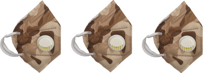 Vritraz BrownPrintMask-3 PM 2.5 N95 Anti Pollution Activated Carbon Dust Face Mask with Breathing Valve Mask
Vritraz BrownPrintMask-3 PM 2.5 N95 Anti Pollution Activated Carbon Dust Face Mask with Breathing Valve Mask