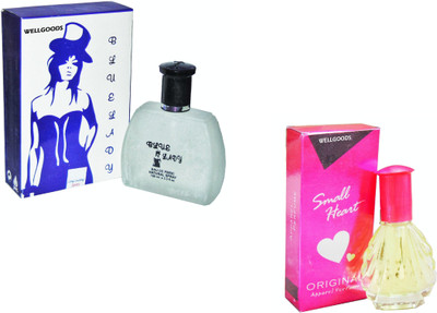 Wellgoods Set of (2) Blue Lady~ Small Heart Pink -130ml Eau de Parfum - 130 ml(For Men & Women)
Wellgoods Set of (2) Blue Lady~ Small Heart Pink -130ml Eau de Parfum - 130 ml(For Men & Women)
