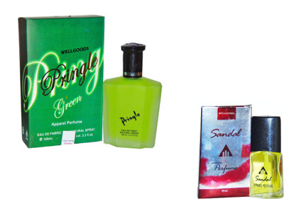 Wellgoods Set Of (2) Groomy Green ~ Sandel --120ml Eau de Parfum - 120 ml(For Men & Women)
Wellgoods Set Of (2) Groomy Green ~ Sandel --120ml Eau de Parfum - 120 ml(For Men & Women)