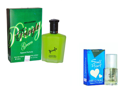 Wellgoods Set Of (2) Groomy Green ~ Small Heart Blue --120ml Eau de Parfum - 120 ml(For Men & Women)
Wellgoods Set Of (2) Groomy Green ~ Small Heart Blue --120ml Eau de Parfum - 120 ml(For Men & Women)