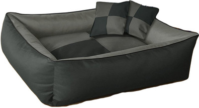 petitude pet store MAR016 S Pet Bed(Grey & Black)