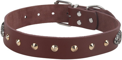 SRI Adjustable Dog Collar 1.1 Inch With Golden Cone Studs Dog Everyday Collar(, Brown
SRI Adjustable Dog Collar 1.1 Inch With Golden Cone Studs Dog Everyday Collar(, Brown