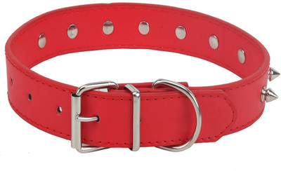 SRI Adjustable Dog Collar 3 cm with Metal Studs (RED) 20 cm Dog Strap Leash(Red) 
SRI Adjustable Dog Collar 3 cm with Metal Studs (RED) 20 cm Dog Strap Leash(Red)