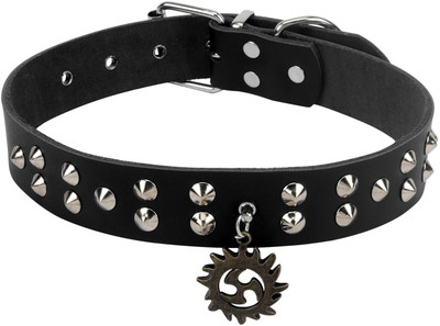 Sri Imported High Quality Adjustable Dog Collar 1.2 Inch With Golden Rivet Spikes & Designer Locket Dog Everyday Collar(, Black
Sri Imported High Quality Adjustable Dog Collar 1.2 Inch With Golden Rivet Spikes & Designer Locket Dog Everyday Collar(, Black