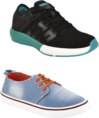 Chevit Men's Combo Pack of 2 Casual & Sports Shoes (Sneakers & Running Shoes) Casuals For Men(Multicolor, Black::blue
Chevit Men's Combo Pack of 2 Casual & Sports Shoes (Sneakers & Running Shoes) Casuals For Men(Multicolor, Black::blue