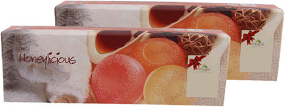 Anuspa Herbal Honeylicious Gift Set - Exclusive translucent Bathing soaps 100 gm each containing pure honey and glycerine set of(100 g, Pack of 2)
Anuspa Herbal Honeylicious Gift Set - Exclusive translucent Bathing soaps 100 gm each containing pure honey and glycerine set of(100 g, Pack of 2)