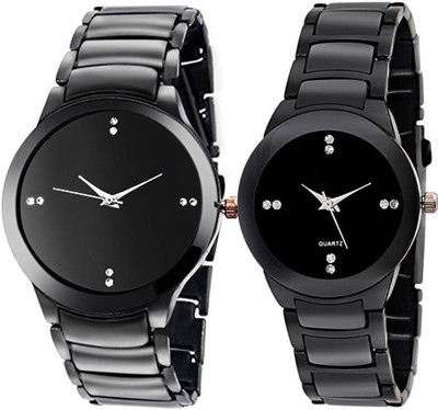 OpenDeal Stylish Rich Black Edition Couple Watches For Boys & Girls Watch - For Men & Women
OpenDeal Stylish Rich Black Edition Couple Watches For Boys & Girls Watch - For Men & Women