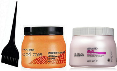 Opticare Hair Brush,Matrix Smooth Perfact Spa,L'Oreal Professional Care Vitamino Color Spa(Set of 3)
Opticare Hair Brush,Matrix Smooth Perfact Spa,L'Oreal Professional Care Vitamino Color Spa(Set of 3)