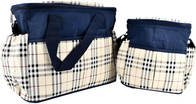 SHOPNJAZZ Mother Bag Set with Diaper Changing Mat - Navy Blue Mother Bag(Navy Blue)