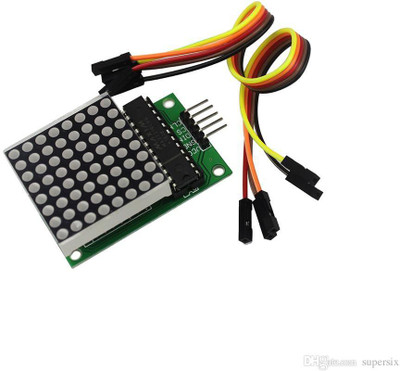 REES52 MAX7219 Red LED Dot Matrix Educational Electronic Hobby Kit