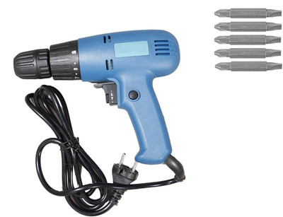 AVS 280 Watt Screw Driver, 5 Bit Blue Impact Screwdriver(Line)