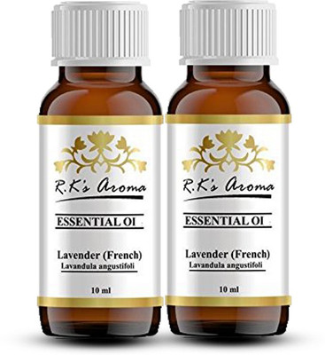 Rks Aroma Lavender (french) Essential Oil - 100% Pure & Natural (Pack of 2)(20 ml)
Rks Aroma Lavender (french) Essential Oil - 100% Pure & Natural (Pack of 2)(20 ml)