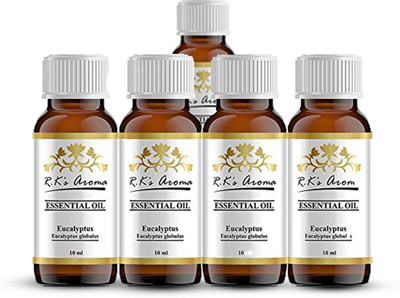 Rks Aroma Eucalyptus Essential Oil - 100% Pure & Natural (Pack of 5)(50 ml)