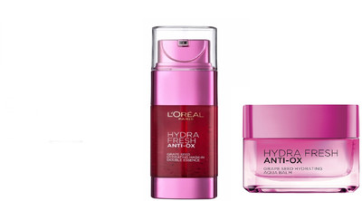 L'Oreal Hydra Fresh Anti-OX (Mask-In Double Essence+ Aqua Balm) (Pack of 2)(Set of 2)
L'Oreal Hydra Fresh Anti-OX (Mask-In Double Essence+ Aqua Balm) (Pack of 2)(Set of 2)