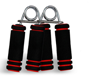 Sportshour Foam Hand Grip/Fitness Grip(Black, Red)