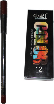 Glam 21 Brown Definer Luxurious Lip & Eye liner(Brown)