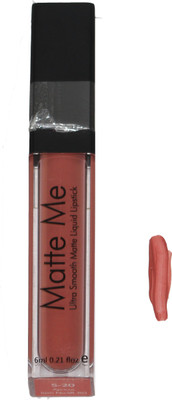 Dharam Enterprises Matte Me Ultra Smooth Lipstick Liquid-Apricot-S20(Apricot, 6 ml)
Dharam Enterprises Matte Me Ultra Smooth Lipstick Liquid-Apricot-S20(Apricot, 6 ml)