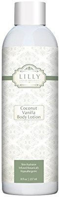Lilly Coconut Vanilla Body Lotion With Organic Coconut Oil Aloe Vera & Shea Butter Made In The Usa(237 ml)
Lilly Coconut Vanilla Body Lotion With Organic Coconut Oil Aloe Vera & Shea Butter Made In The Usa(237 ml)