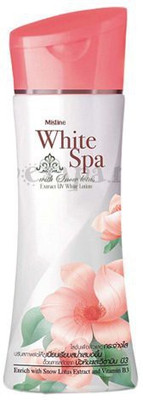 Mistine White Spa Snow Lotus Whitening Moisturising Nourishing Body Lotion(100 ml)
Mistine White Spa Snow Lotus Whitening Moisturising Nourishing Body Lotion(100 ml)
