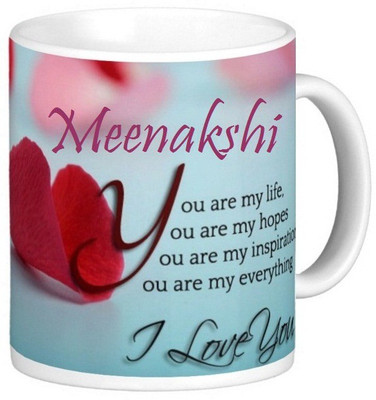 Exoctic Silver Meenakshi Love Romantic Valentine Quotes 006 Ceramic Mug(330 ml), Multicolor
Exoctic Silver Meenakshi Love Romantic Valentine Quotes 006 Ceramic Mug(330 ml), Multicolor