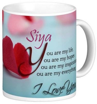 Exoctic Silver Siya Love Romantic Valentine Quotes 006 Ceramic Mug(330 ml), Multicolor
Exoctic Silver Siya Love Romantic Valentine Quotes 006 Ceramic Mug(330 ml), Multicolor