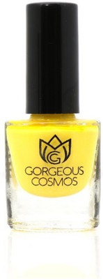 Gorgeous Cosmos Ayurda-Sunshine Yellow Shade Toxic Free Nail Polish Yellow