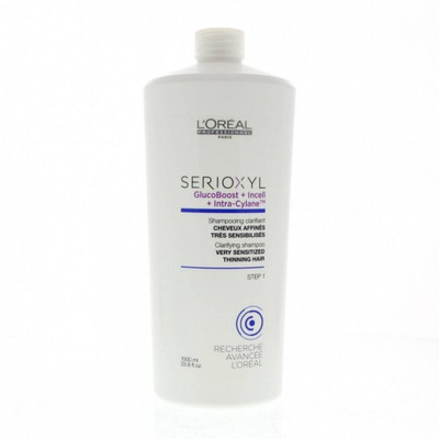 L'Oreal Serioxyl GlucoBoost + Incell + Intra-Cylane Clarifiant Shampoo (1000ml)(1000 ml)
L'Oreal Serioxyl GlucoBoost + Incell + Intra-Cylane Clarifiant Shampoo (1000ml)(1000 ml)