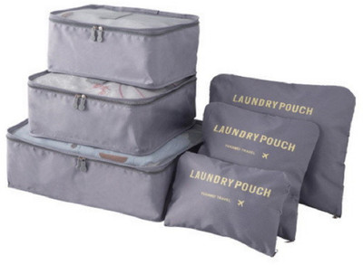 Connectwide 6Pcs Travel Storage Bags Clothes Packing Cubes Luggage Organizer Pouch Small Travel Bag - Standard(Grey)
Connectwide 6Pcs Travel Storage Bags Clothes Packing Cubes Luggage Organizer Pouch Small Travel Bag - Standard(Grey)