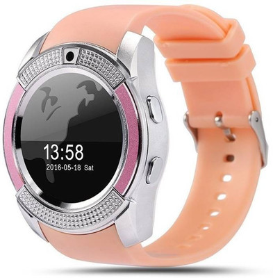 Estar V9 Bluetooth Smart Watch Phone Support 2G Micro SIM Card, With Camera, Pedometer, Heart Rate Monitoring-pink PINK Smartwatch(Pink Strap FREESIZE)
Estar V9 Bluetooth Smart Watch Phone Support 2G Micro SIM Card, With Camera, Pedometer, Heart Rate Monitoring-pink PINK Smartwatch(Pink Strap FREESIZE)