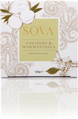SOVACARE SOVA COCONUT & WARM VANILLA BATHING BAR(120 g)