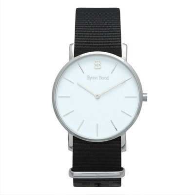 Byron Bond 11GB13CG Byron Bond Oxford 38 mm - Unisex Watch - Black Color Nato Strap Watch - For Men & Women
Byron Bond 11GB13CG Byron Bond Oxford 38 mm - Unisex Watch - Black Color Nato Strap Watch - For Men & Women