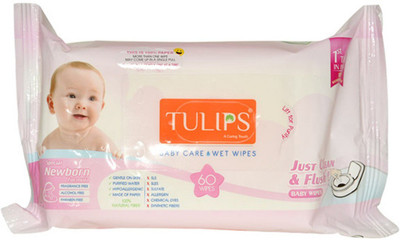 Tulips BABY WET WIPES(2 Pieces)