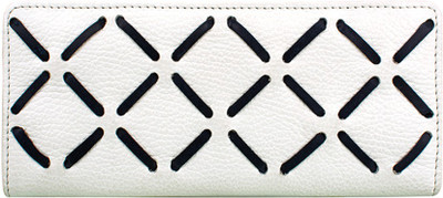Hidesign Casual Black, White Clutch