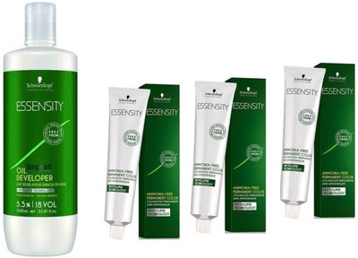 Schwarzkopf Essensity Ammonia Free 6-68 Dark Blonde Chocolate Red 60 mL(3 tube) + Essensity Oil Developer 1000 mL(Set of 4)
Schwarzkopf Essensity Ammonia Free 6-68 Dark Blonde Chocolate Red 60 mL(3 tube) + Essensity Oil Developer 1000 mL(Set of 4)