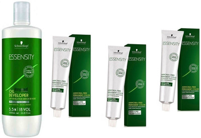Schwarzkopf Essensity Ammonia Free 6-88 Dark Blonde Red Extra 60 mL(3 tube) + Essensity Oil Developer 1000 mL(Set of 4)
Schwarzkopf Essensity Ammonia Free 6-88 Dark Blonde Red Extra 60 mL(3 tube) + Essensity Oil Developer 1000 mL(Set of 4)