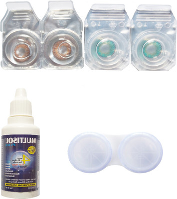 Crystal Brown & torquise Colored Contact lenses with Case & solution Monthly Contact Lens(0, Brown, Pack of 4)
Crystal Brown & torquise Colored Contact lenses with Case & solution Monthly Contact Lens(0, Brown, Pack of 4)