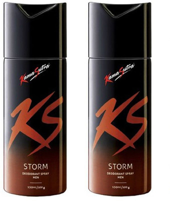 KamaSutra Storm Deodornt Spray 150ML Each (Pack of 2) Deodorant Spray - For Men(300 ml, Pack of 2)
KamaSutra Storm Deodornt Spray 150ML Each (Pack of 2) Deodorant Spray - For Men(300 ml, Pack of 2)