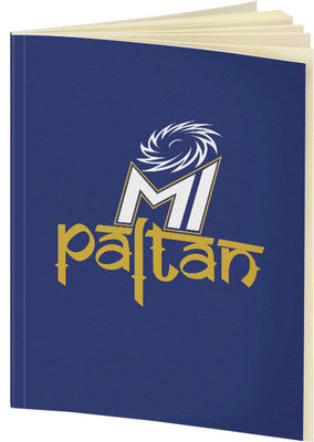 Mumbai Indians A5 Notebook(IPL, Blue)