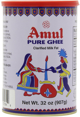 Amul Pure Ghee Tin, 1L Ghee 1000 g Tin
