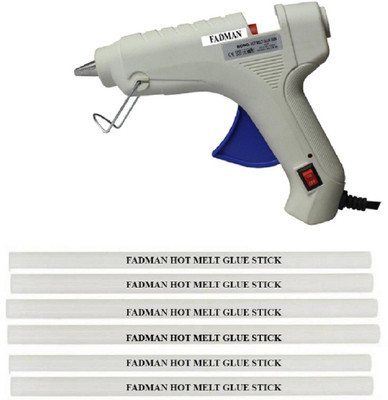 FADMAN Bond white 40 Watt On Off Switch With 6 Transparent Sticks Standard Temperature Corded Glue Gun (11 mm) Standard Temperature Corded Glue Gun(11 mm)
FADMAN Bond white 40 Watt On Off Switch With 6 Transparent Sticks Standard Temperature Corded Glue Gun (11 mm) Standard Temperature Corded Glue Gun(11 mm)