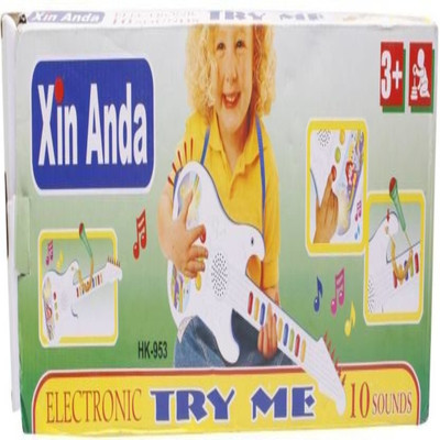 gunvaan Electronic guitar with mic aggarwal(Multicolor)