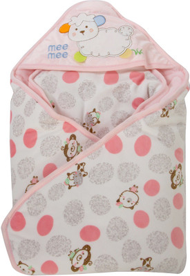 MeeMee Printed Blanket(Cotton, Pink
