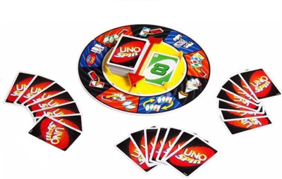 Hum Enterprise Uno Spin Game With Uno Spin Cards And Spinning Wheel For Kids(Multicolor)
Hum Enterprise Uno Spin Game With Uno Spin Cards And Spinning Wheel For Kids(Multicolor)