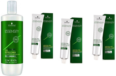 Schwarzkopf Essensity Ammonia Free 5-88 Light Brown Red Extra 60 mL(3 tube) + Essensity Oil Developer 1000 mL(Set of 4)
Schwarzkopf Essensity Ammonia Free 5-88 Light Brown Red Extra 60 mL(3 tube) + Essensity Oil Developer 1000 mL(Set of 4)