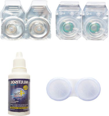 Crystal grey & torquise color Contact lenses with Case & solution Monthly Contact Lens(0, Grey, Pack of 4)
Crystal grey & torquise color Contact lenses with Case & solution Monthly Contact Lens(0, Grey, Pack of 4)
