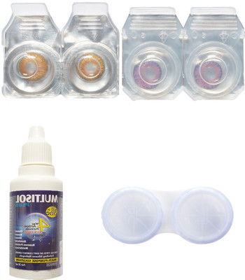Crystal hazel & voilet Colored Contact lenses with Case & solution Monthly Contact Lens(0, Hazel, Pack of 4)
Crystal hazel & voilet Colored Contact lenses with Case & solution Monthly Contact Lens(0, Hazel, Pack of 4)